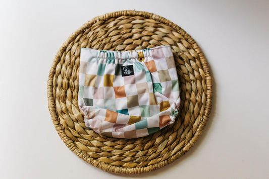 Earthy Checks Reusable Cloth Diaper Cover