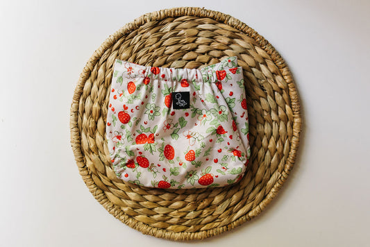 Strawberry Patch Reusable Cloth Diaper Cover