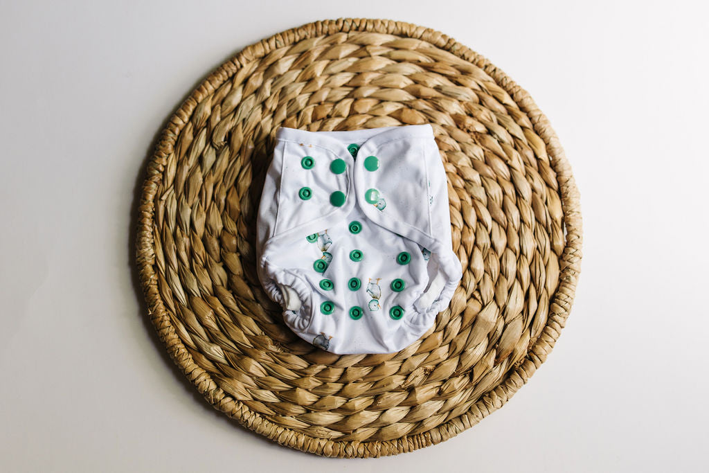 Lucky Ducky Newborn Reusable Cloth Diaper Cover