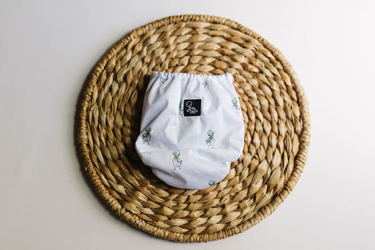 Lucky Ducky Newborn Reusable Cloth Diaper Cover