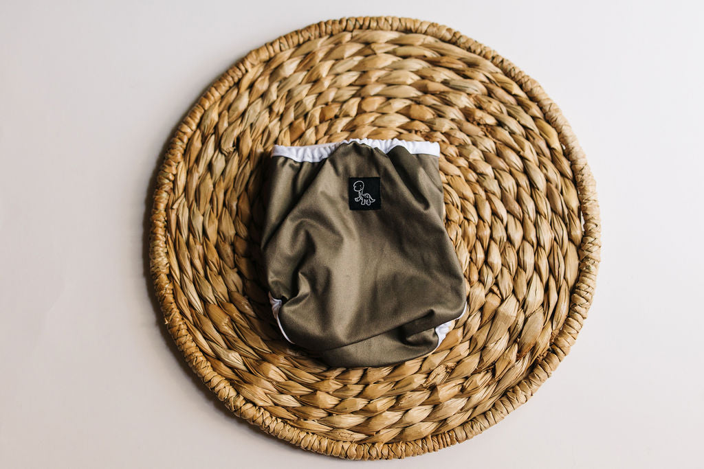 Coffee Newborn Reusable Cloth Diaper Cover