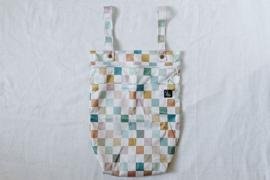 Earthy Checks Wet Bag