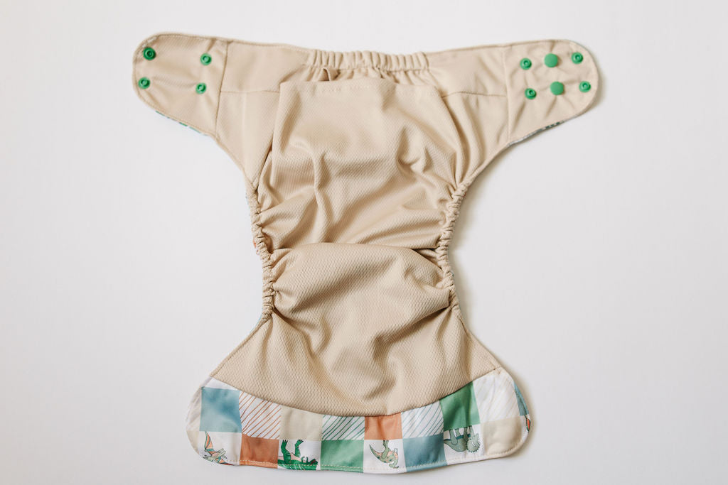 Roaring Checks Reusable Cloth Pocket Diaper