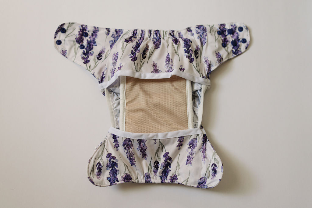 Lavender Fields Reusable Cloth Diaper Cover