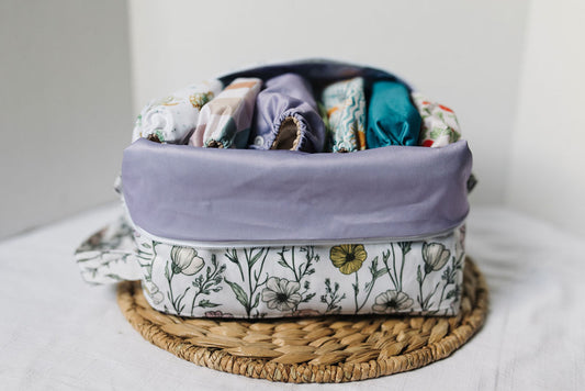 Lavender Mist | Penelope Water Resistant Diaper Pod / Travel Cube