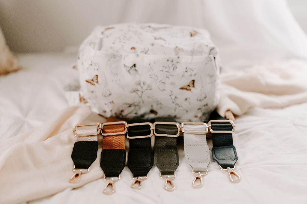 Korbin | Slate Reversible Water Resistant Diaper Pod / Travel Cube