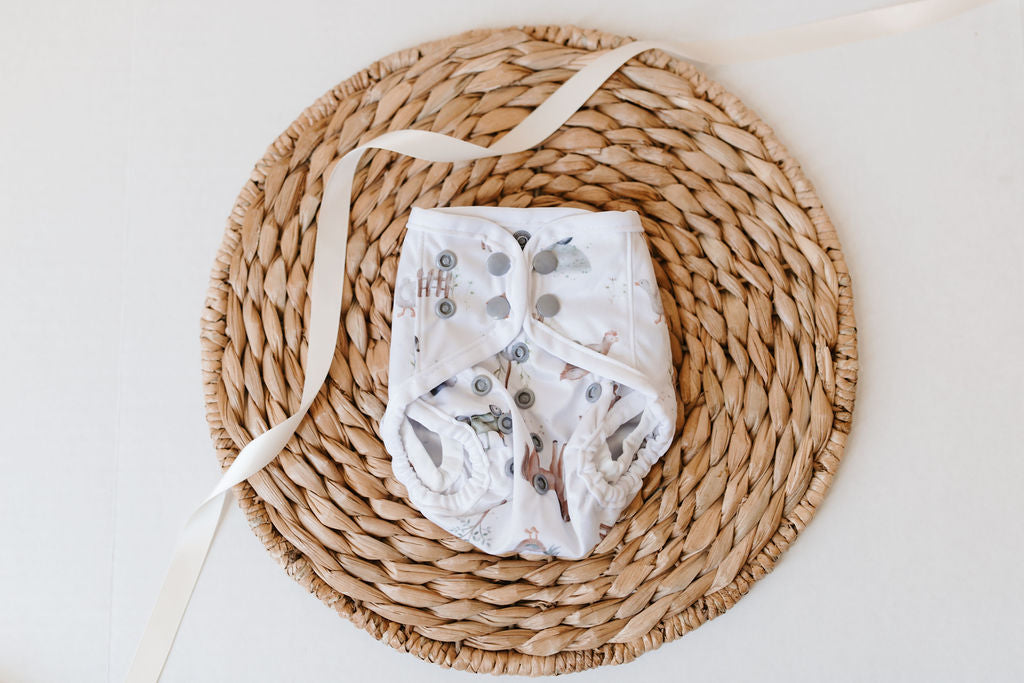 Farm Life Newborn Reusable Cloth Diaper Cover