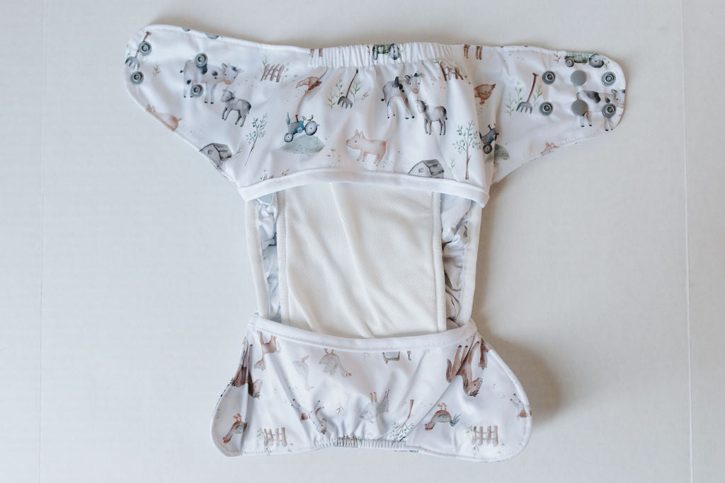 Farm Life Reusable Cloth Diaper Cover