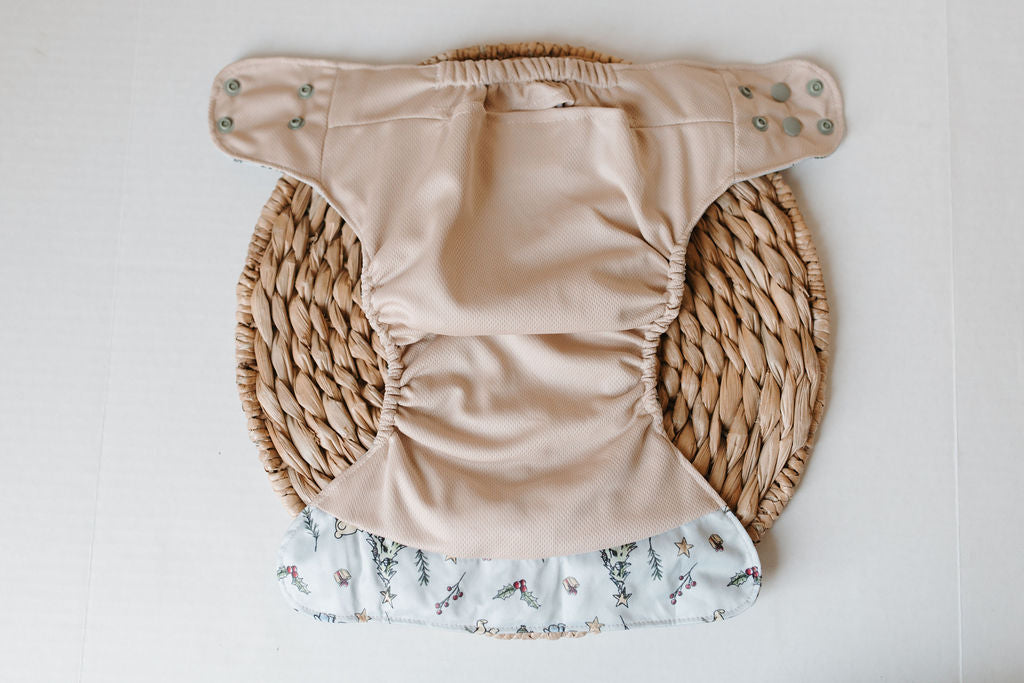 Classic Pooh's Christmas Reusable Cloth Pocket Diaper