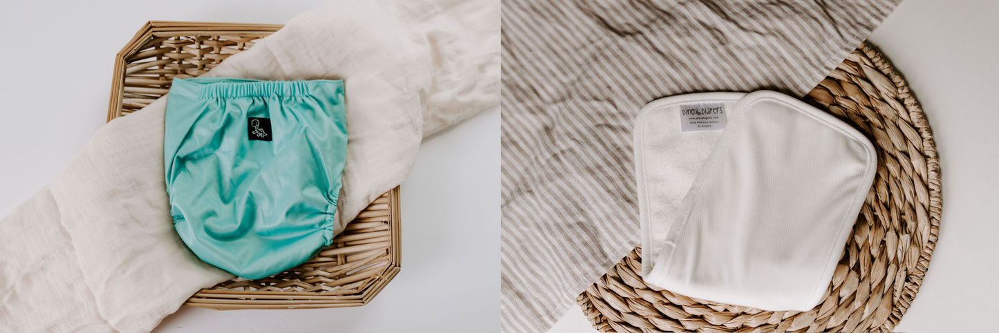 Turquoise Reusable Cloth Pocket Diaper