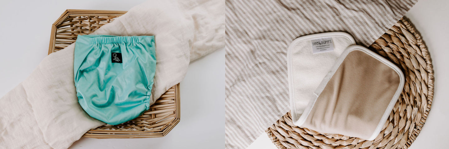 Turquoise Reusable Cloth Pocket Diaper