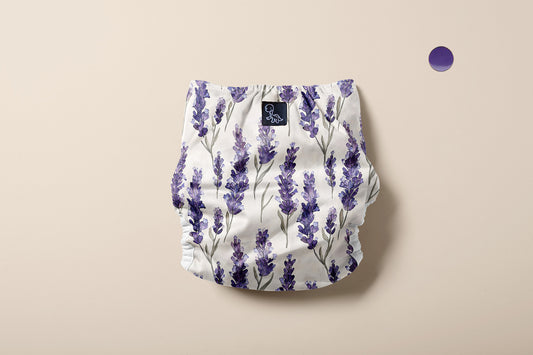 Lavender Fields Reusable Cloth Diaper Cover (Preorder)