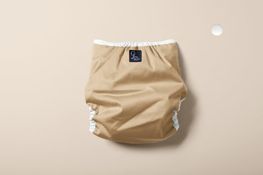 Toasted Oat Newborn Reusable Cloth Diaper Cover (Preorder)