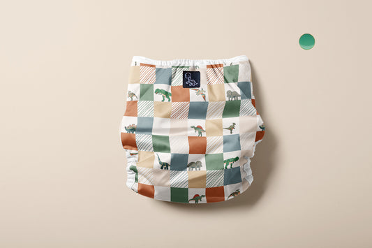 Roaring Checks Newborn Reusable Cloth Diaper Cover (Preorder)