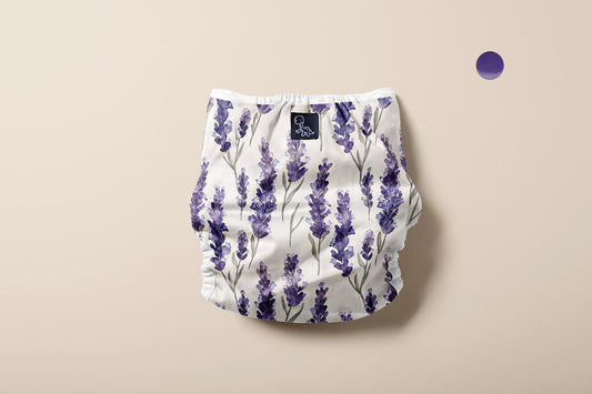 Lavender Fields Newborn Reusable Cloth Diaper Cover (Preorder)