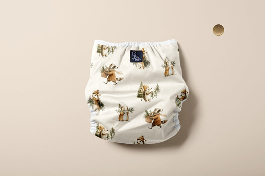Woodland Harvest Newborn Reusable Cloth Diaper Cover (Preorder)