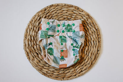 Roaring Checks Reusable Cloth Pocket Diaper