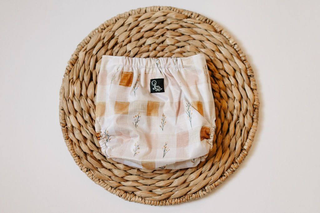 Gingham Garden Reusable Cloth Diaper Cover