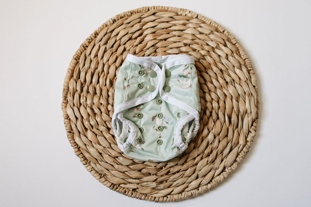 Cozy Gander Newborn Reusable Cloth Diaper Cover