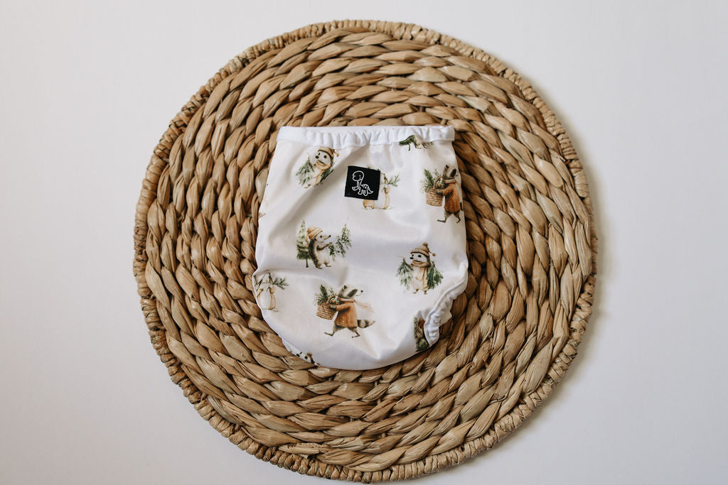Woodland Harvest Newborn Reusable Cloth Diaper Cover