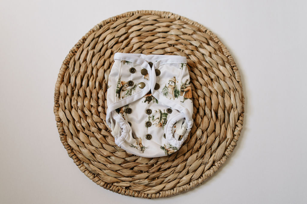 Woodland Harvest Newborn Reusable Cloth Diaper Cover