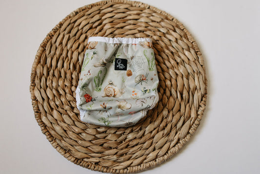 Creepy Crawlies Newborn Reusable Cloth Diaper Cover
