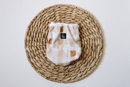 Gingham Garden Newborn Reusable Cloth Diaper Cover