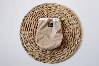 Toasted Oat Newborn Reusable Cloth Diaper Cover
