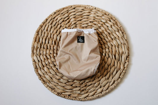 Toasted Oat Newborn Reusable Cloth Diaper Cover