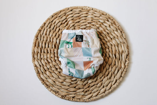 Roaring Checks Newborn Reusable Cloth Diaper Cover