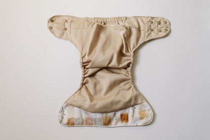 Gingham Garden Reusable Cloth Pocket Diaper