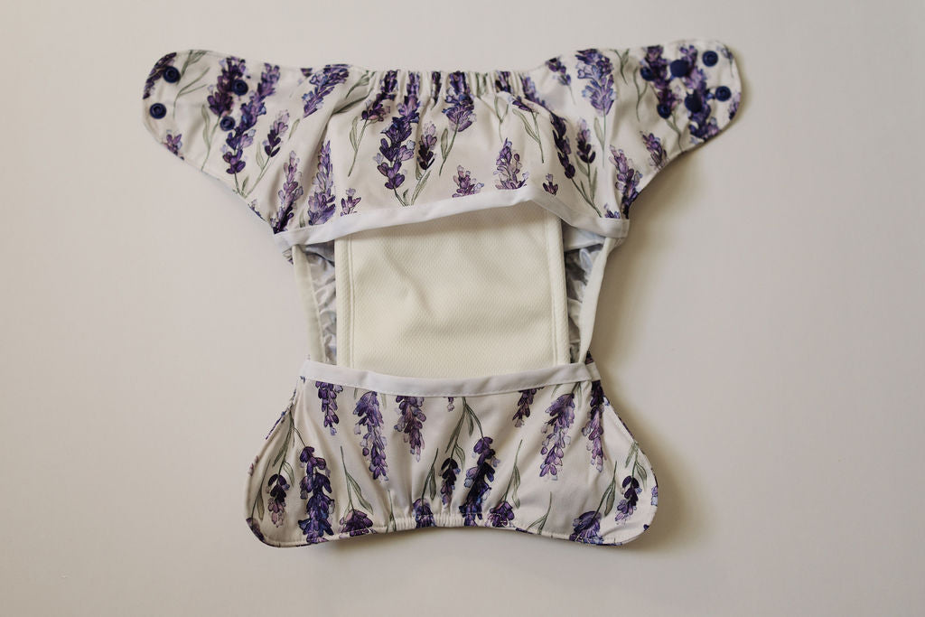 Lavender Fields Reusable Cloth Diaper Cover