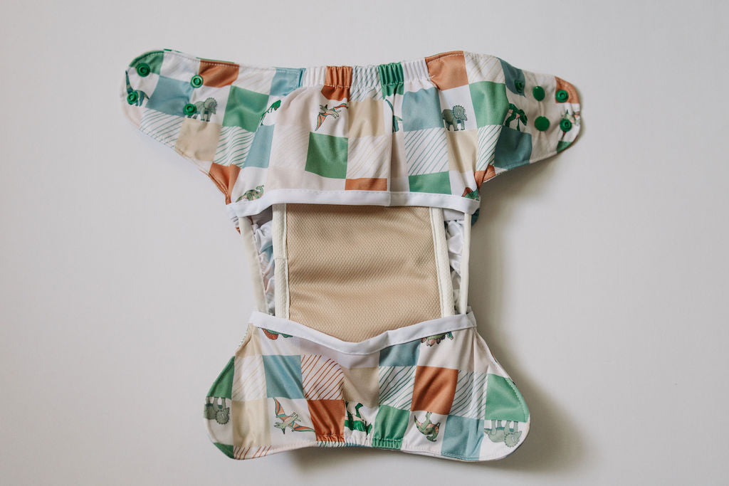 Roaring Checks Reusable Cloth Diaper Cover