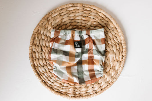 Gingham Reusable Cloth Pocket Diaper