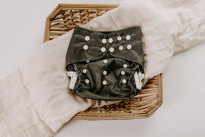 Slate Reusable Cloth Diaper Cover