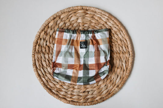 Gingham Reusable Cloth Diaper Cover