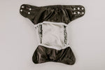 Load image into Gallery viewer, Slate Reusable Cloth Diaper Cover
