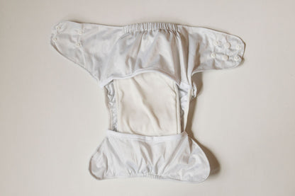 Ivory Reusable Cloth Diaper Cover