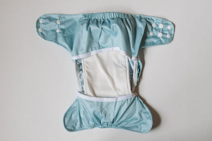 Ice Blue Reusable Cloth Diaper Cover