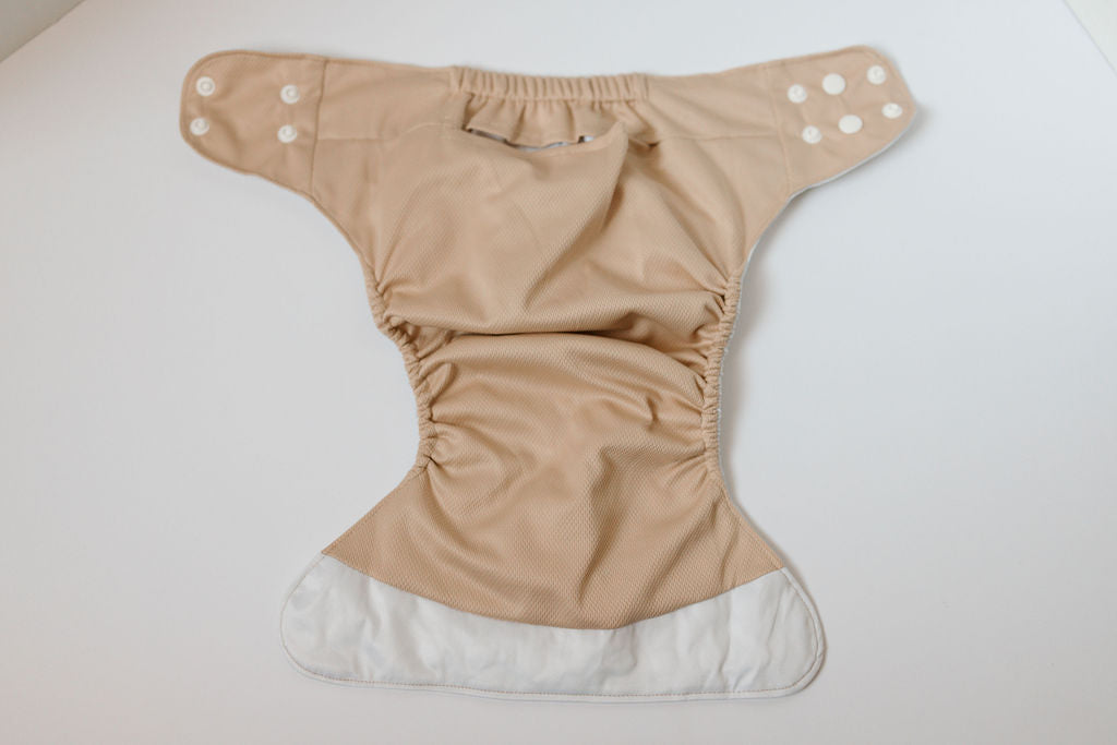 Ivory Reusable Cloth Pocket Diaper