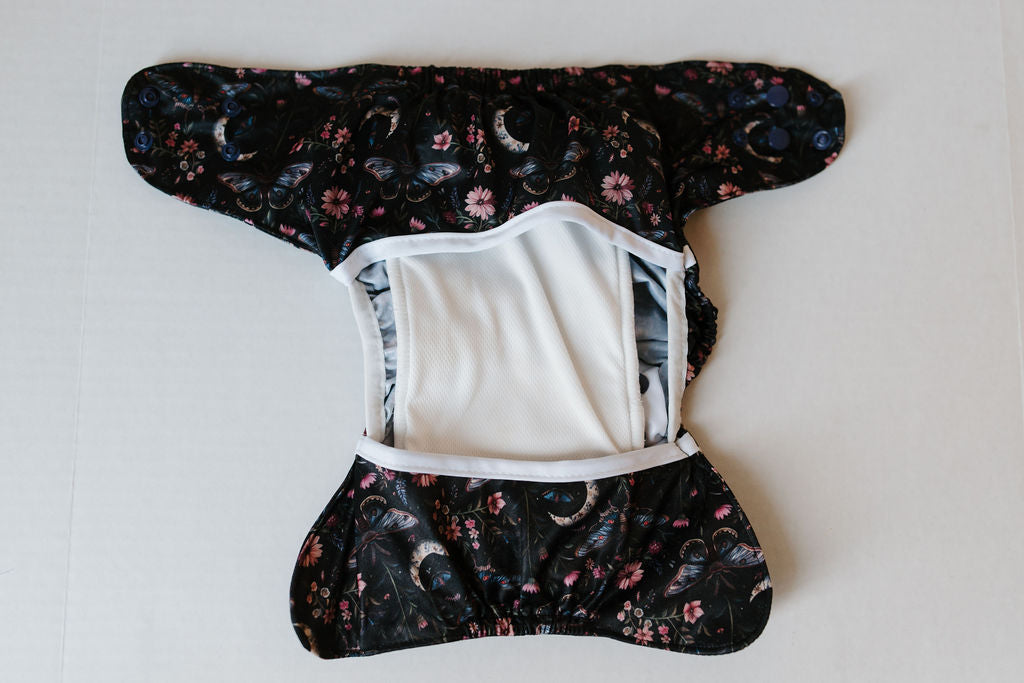 Midnight Garden Reusable Cloth Diaper Cover