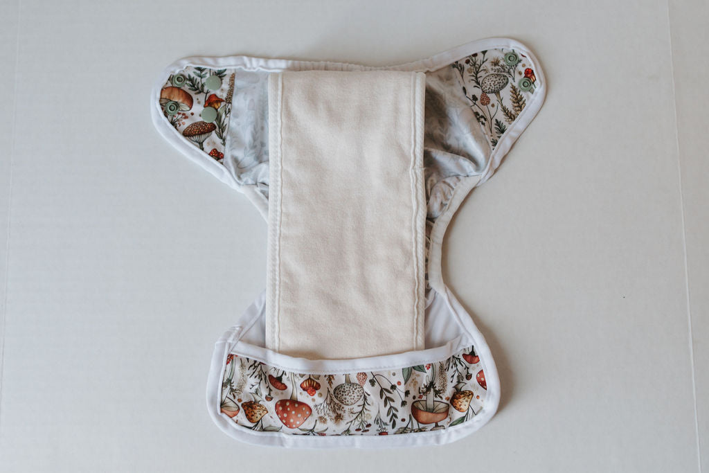 Flowers of the Forest Newborn Reusable Cloth Diaper Cover