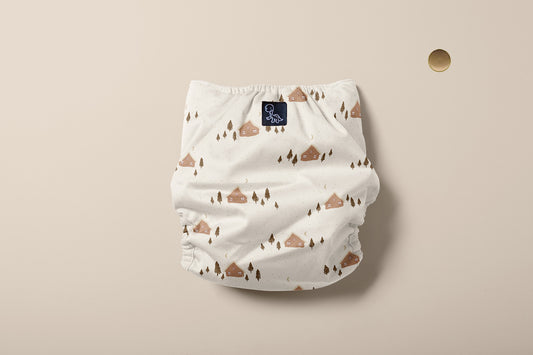 Cozy Cabin Reusable Cloth Pocket Diaper (Preorder)