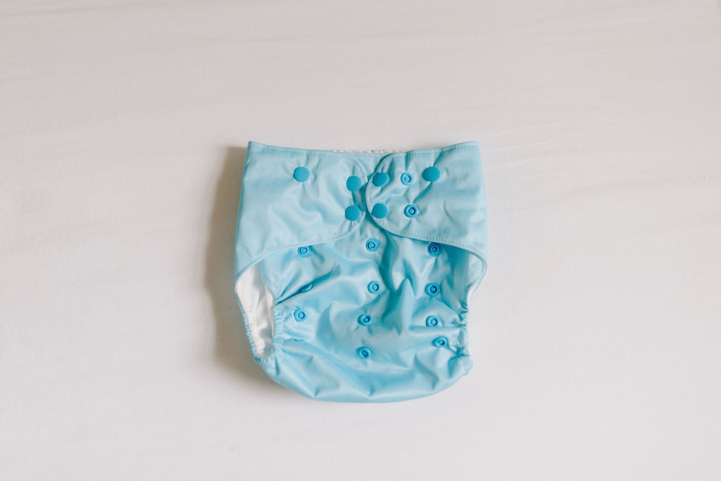 Cyan Reusable Cloth Pocket Diaper
