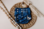 Load image into Gallery viewer, Navy Reusable Cloth Diaper Cover
