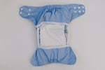 Load image into Gallery viewer, Arctic Blue Reusable Cloth Diaper Cover
