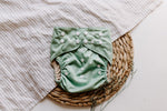 Load image into Gallery viewer, Pistachio Reusable Cloth Pocket Diaper
