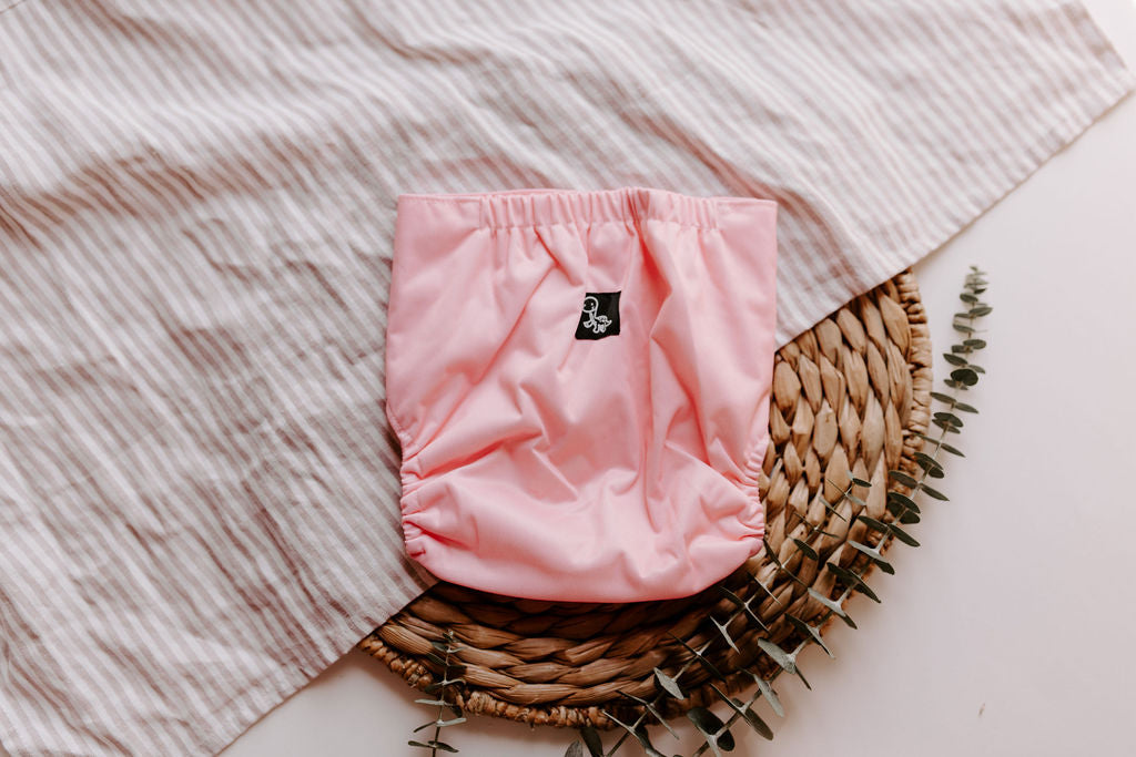 Bubblegum Pink Reusable Cloth Pocket Diaper