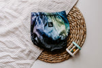 Load image into Gallery viewer, Aurora Borealis Reusable Cloth Diaper Cover
