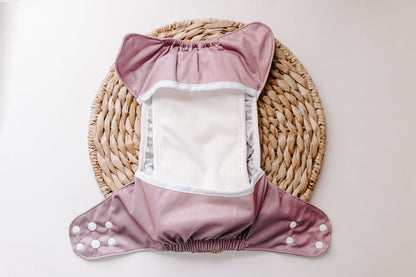 Mauve Reusable Cloth Diaper Cover